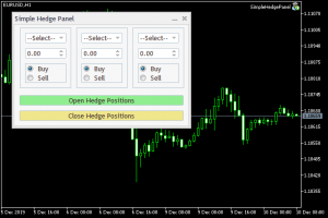 Simple Hedge Panel EA for MT5